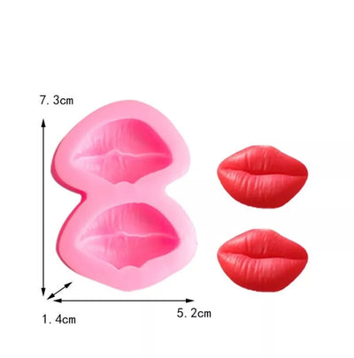 Lips Fondant Mould