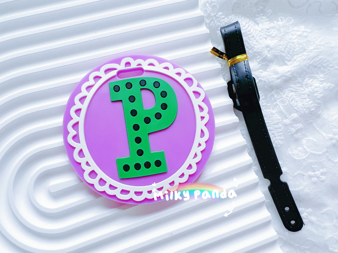 Initial Letter Luggage Tag