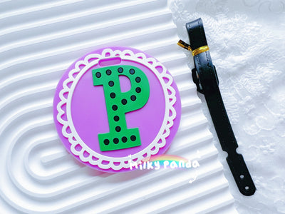 Initial Letter Luggage Tag