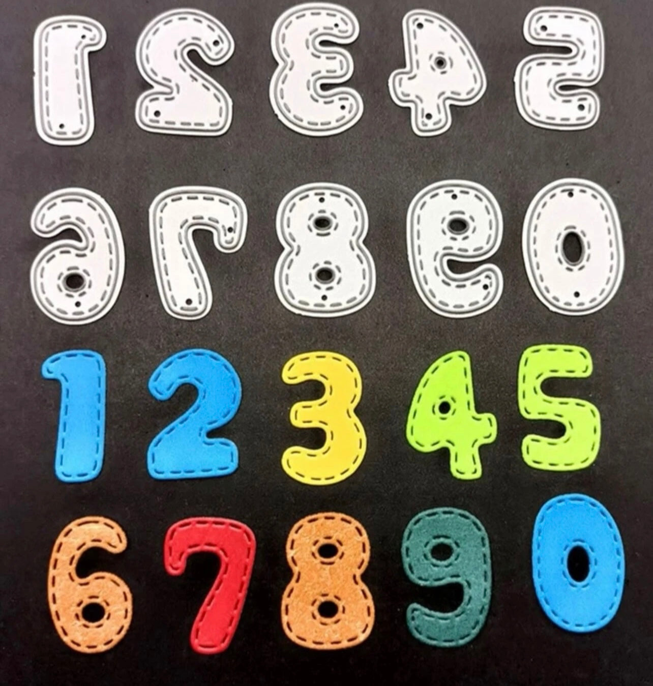 Number Cutting Die