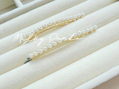 2 PCs Pearl Hair Clips