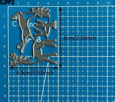 Christmas Elk Cutting Die