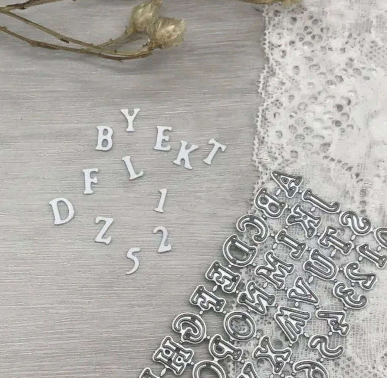 Alphabet & Number Cutting Die