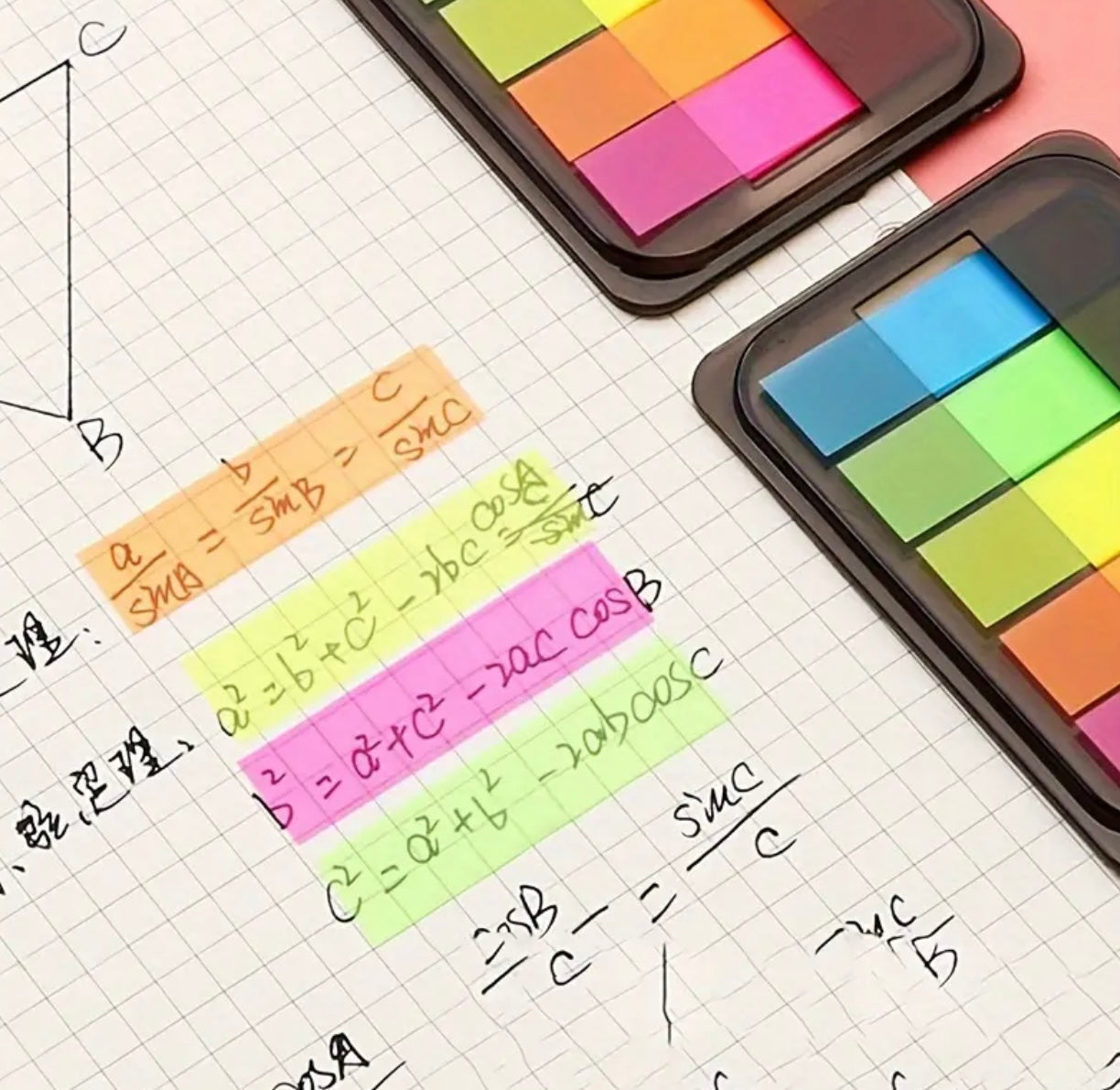 Transparent sticky notes