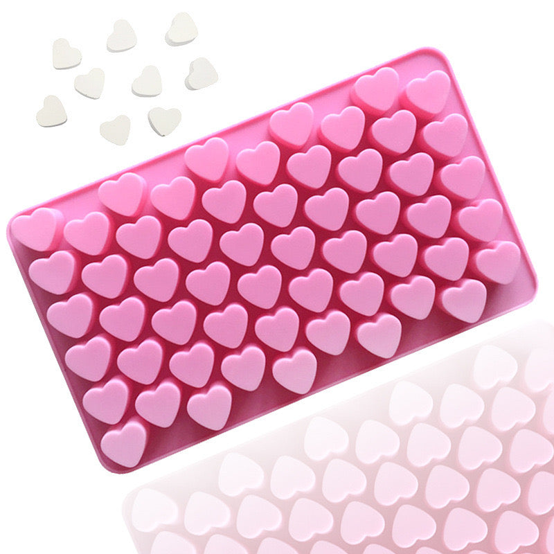 55 Cells Gummy Hearts Mould
