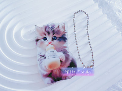 Baby Cat Keyring Charm