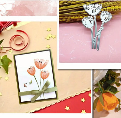 Poppy Flower Cutting Die