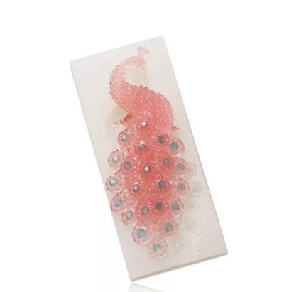 Peacock Fondant Mould