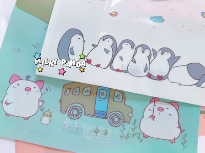 Animal A4 Folders