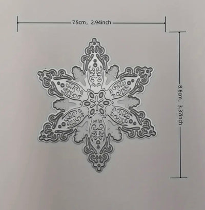 Christmas Snowflake Cutting Die
