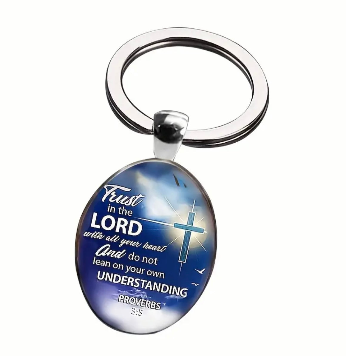 Christian Bible Verse Keyring