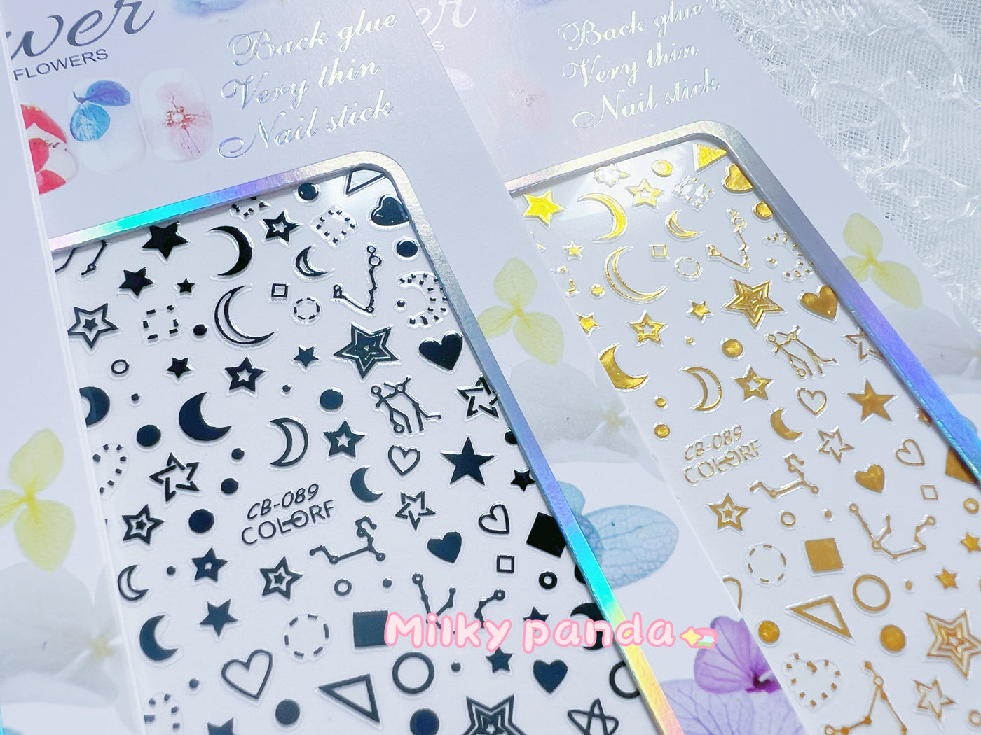 Moon Star Nail Sticker
