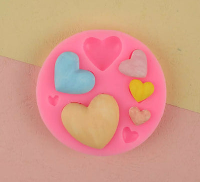 Hearts Fondant Mould