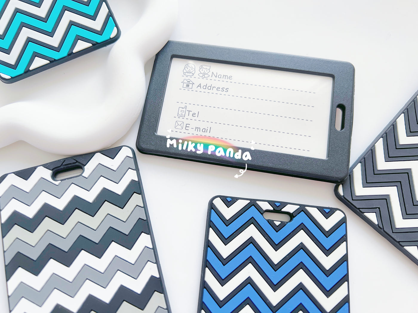 Zigzag luggage baggage tag