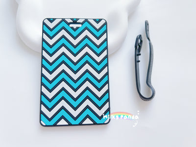 Zigzag luggage baggage tag