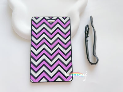 Zigzag luggage baggage tag