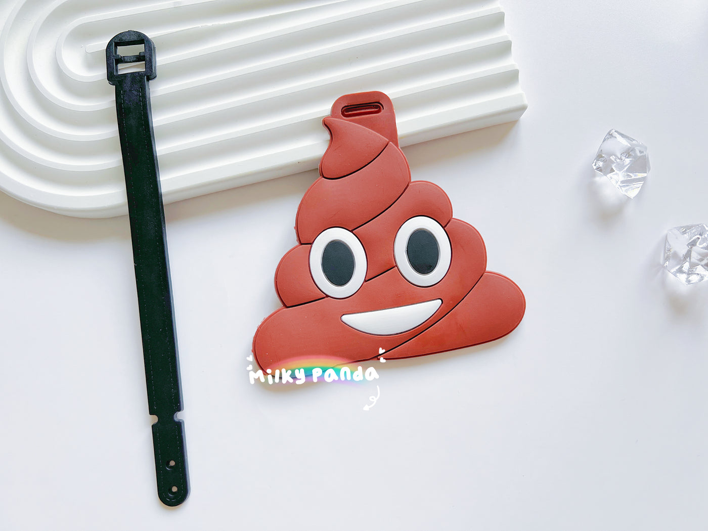 Poo Luggage Tag