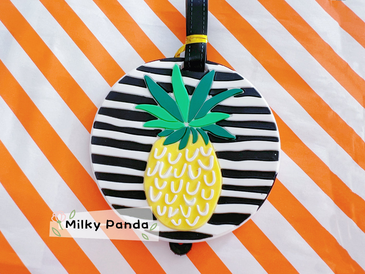 Pineapple Luggage Tag