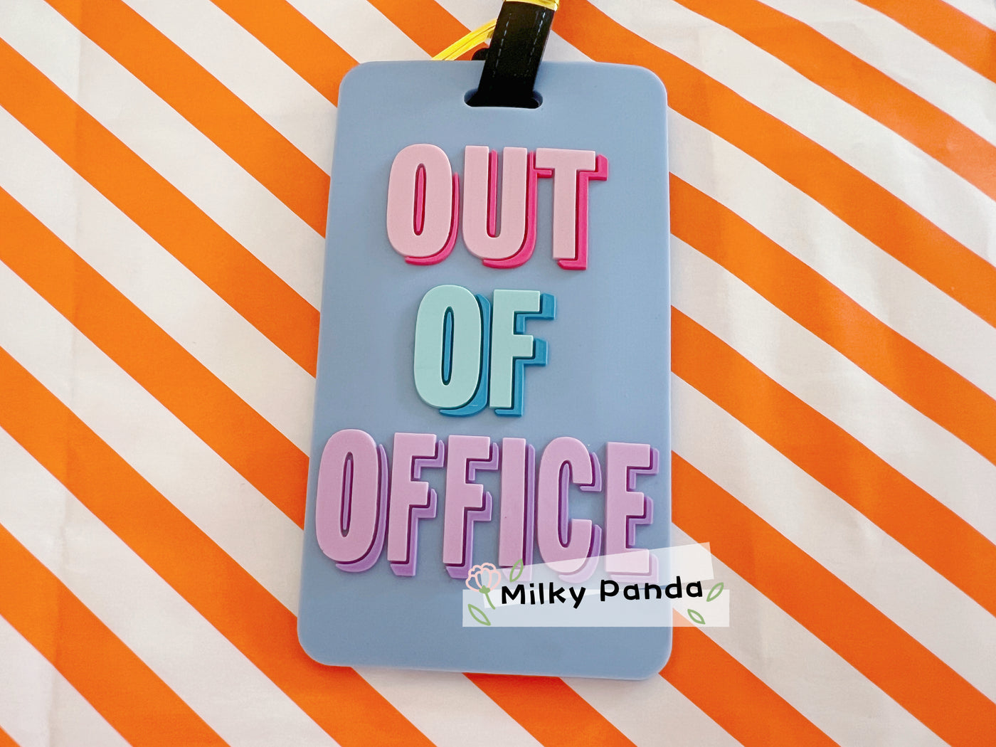 Out of office luggage tag