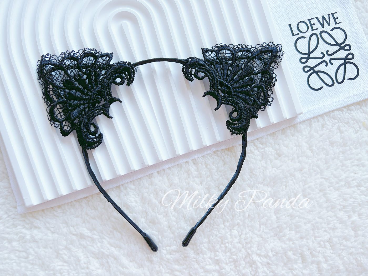 Lace Cat Ear Headband