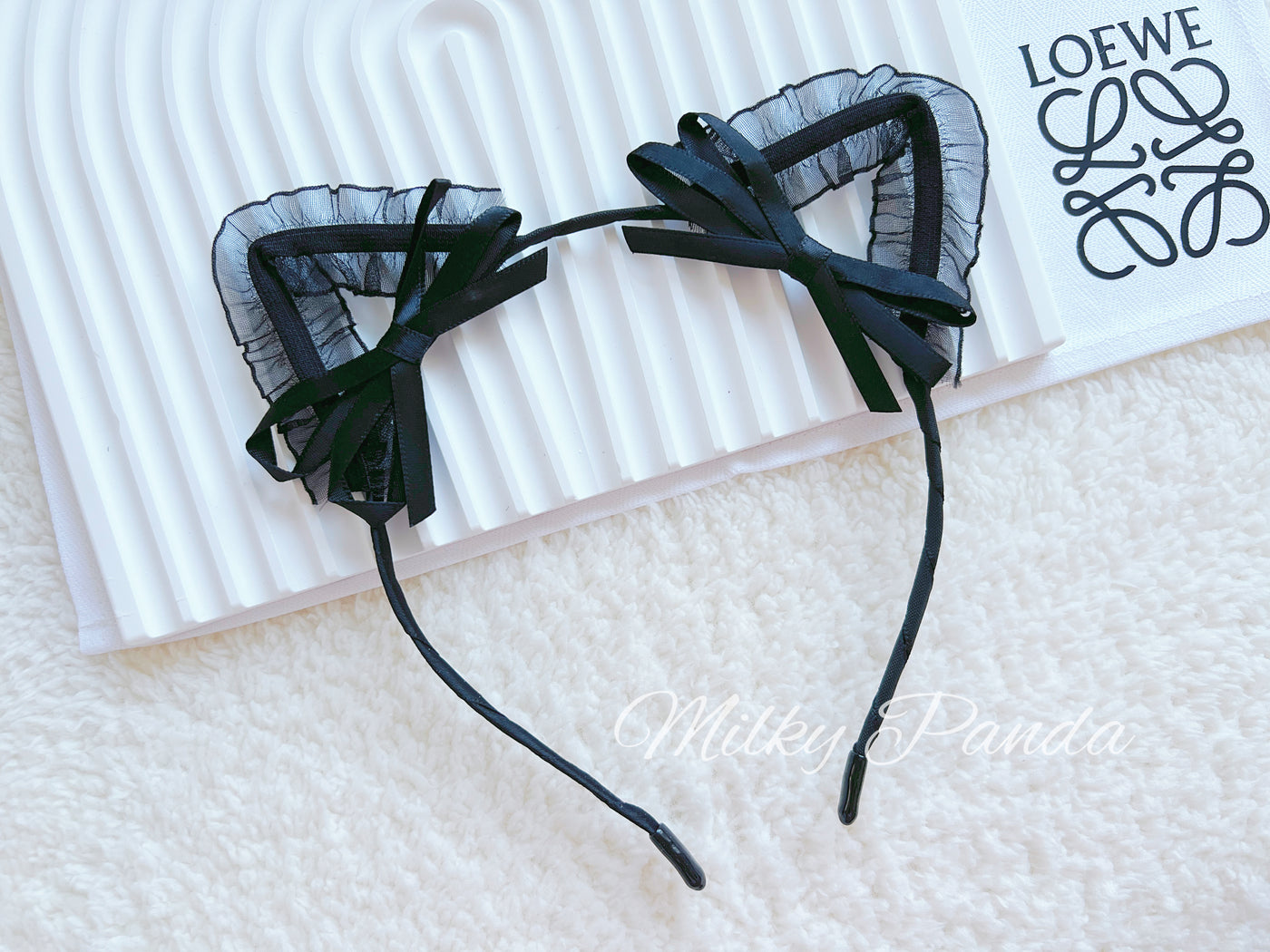 Lace Cat Ear Headband