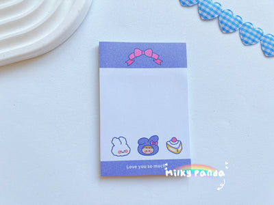 Bear Bunny Memo Notes 