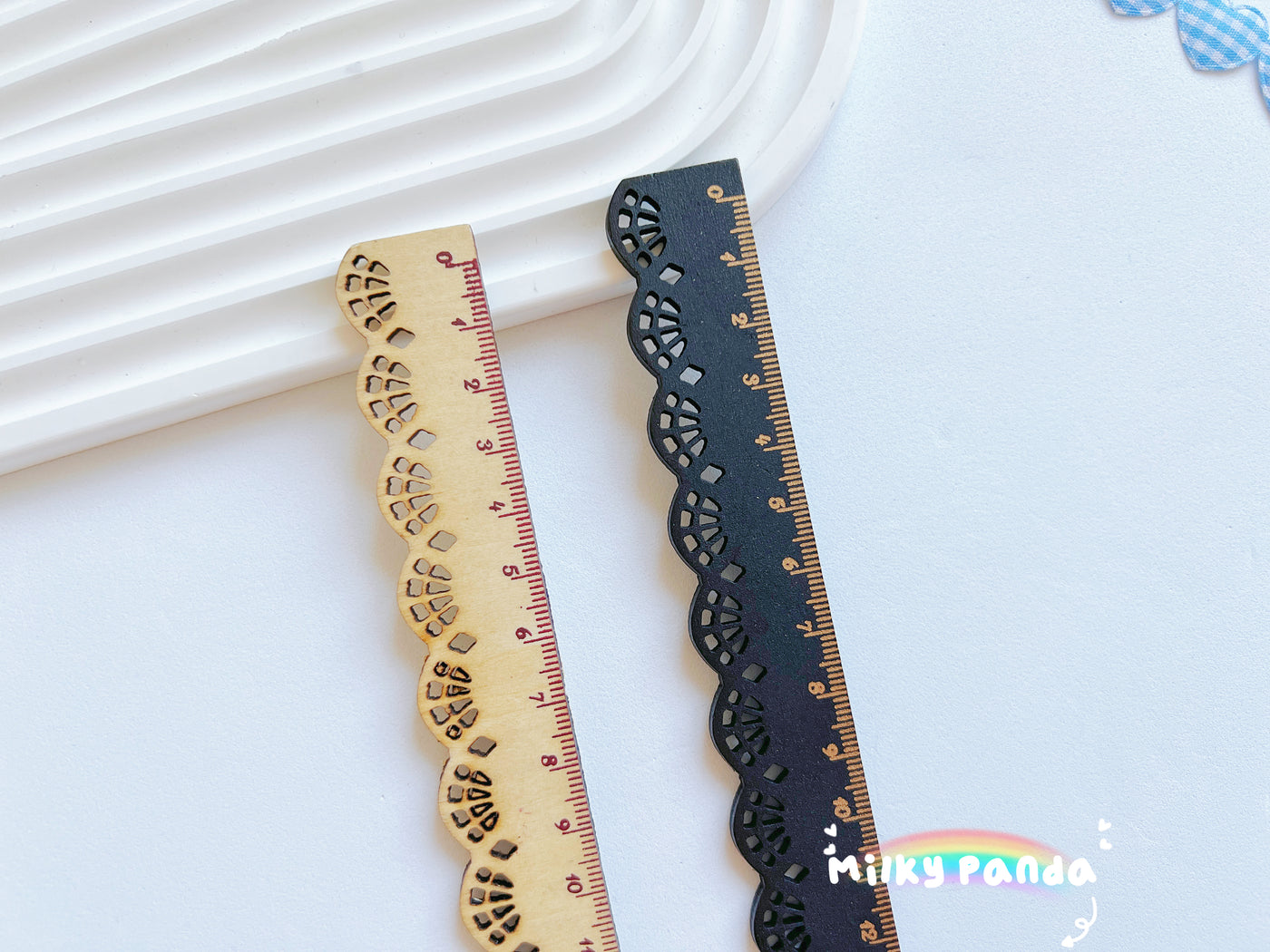 Lace wooden ruler