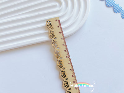 Lace wooden ruler