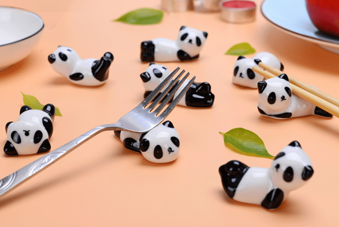 panda chopsticks rest 