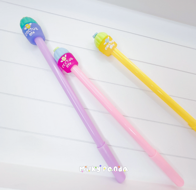 Colorful cactus pen