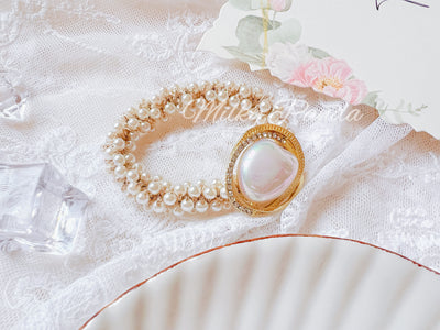 Faux Pearl Hair Tie
