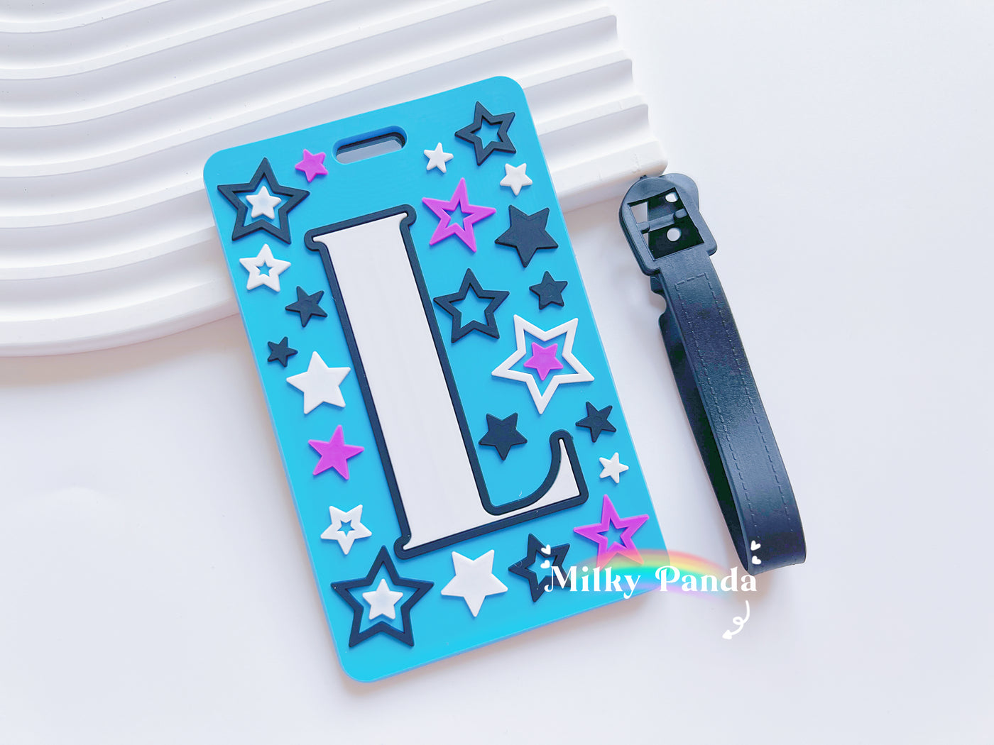 Letter L Luggage Tag