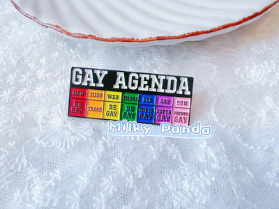 Gay Agenda Pin