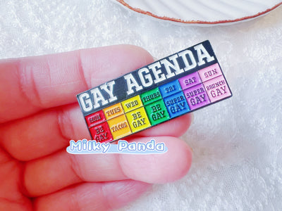 Gay Agenda Pin
