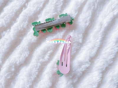 Bunny Tulip Hair Clip