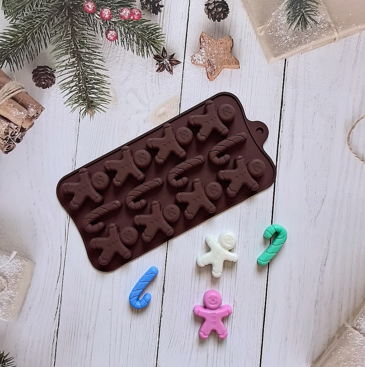 Christmas Gingerbread Man Chocolate Mould