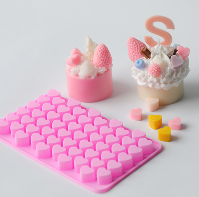 55 Cells Gummy Hearts Mould