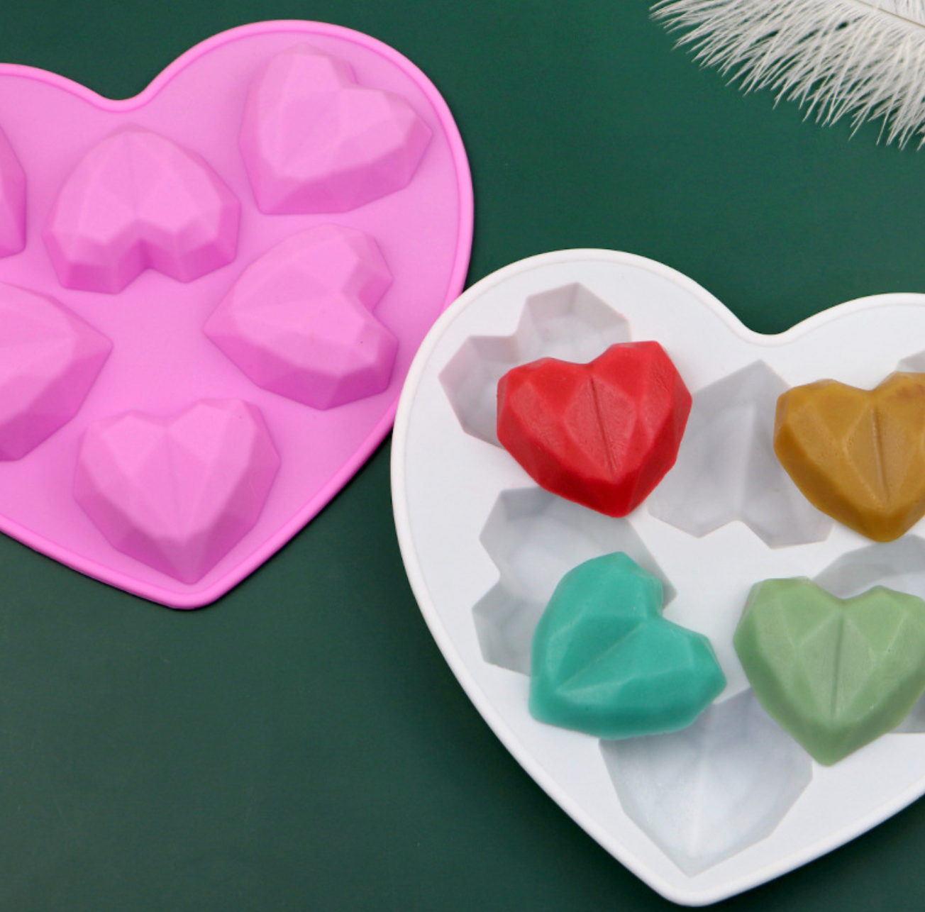 Diamond Shaped Heart Mould