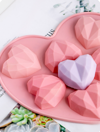 Diamond Shaped Heart Mould