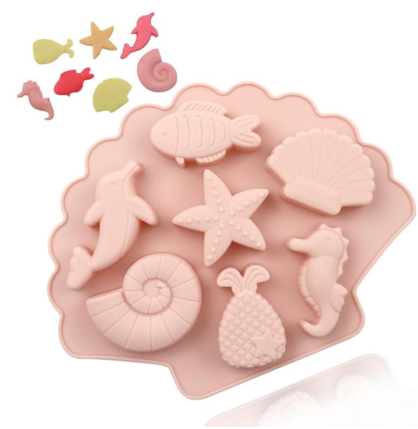 3D Sea Shell Silicone Chocolate Mould