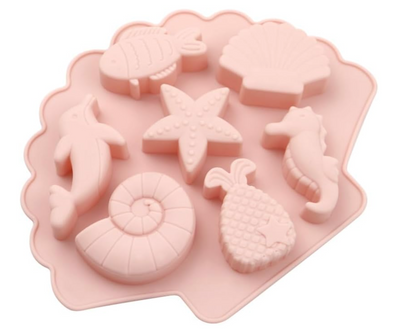 3D Sea Shell Silicone Chocolate Mould