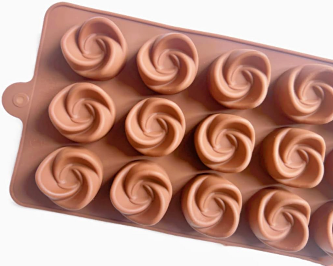 Swirl Flower Chocolate Mould