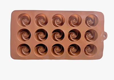 Swirl Flower Chocolate Mould