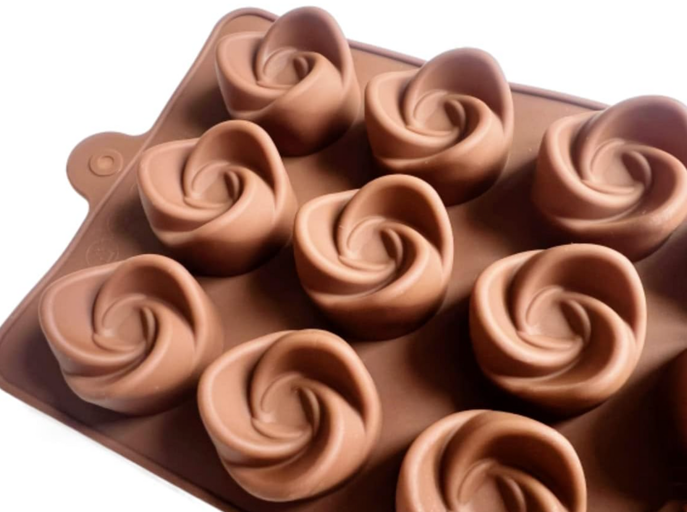 Swirl Flower Chocolate Mould