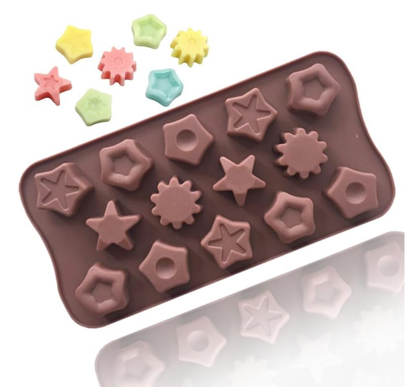 Star Pentagon Silicone Chocolate Mould