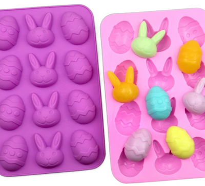 Easter Egg Bunny Silicone Chocolate Mould