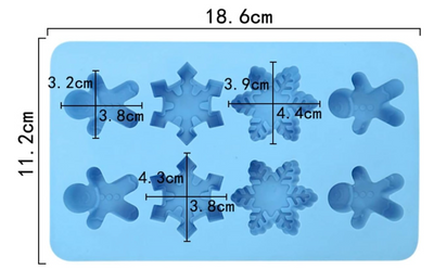 Snowflakes Chocolate Mould