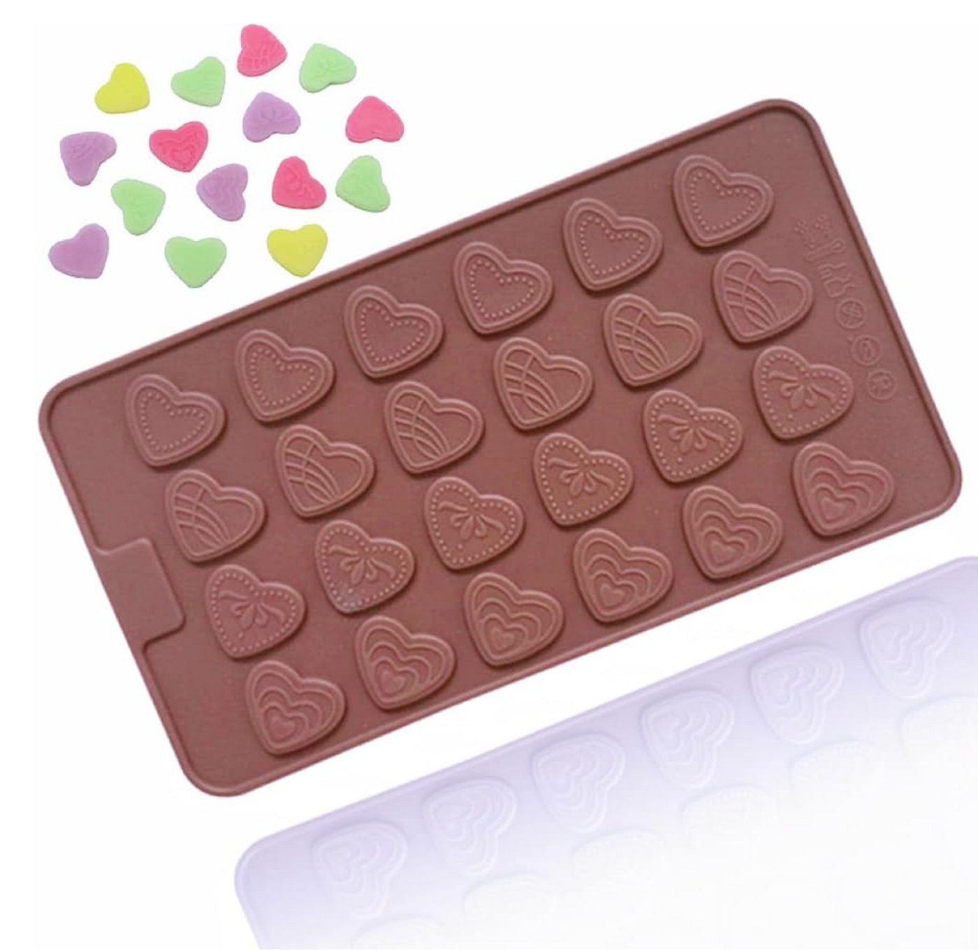 Heart Thin Chocolate Mould