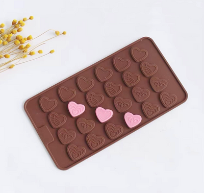 Heart Thin Chocolate Mould