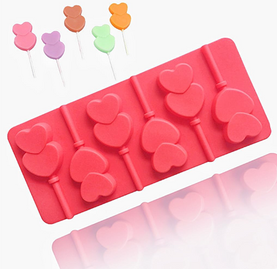 Hearts Lollipop Mould